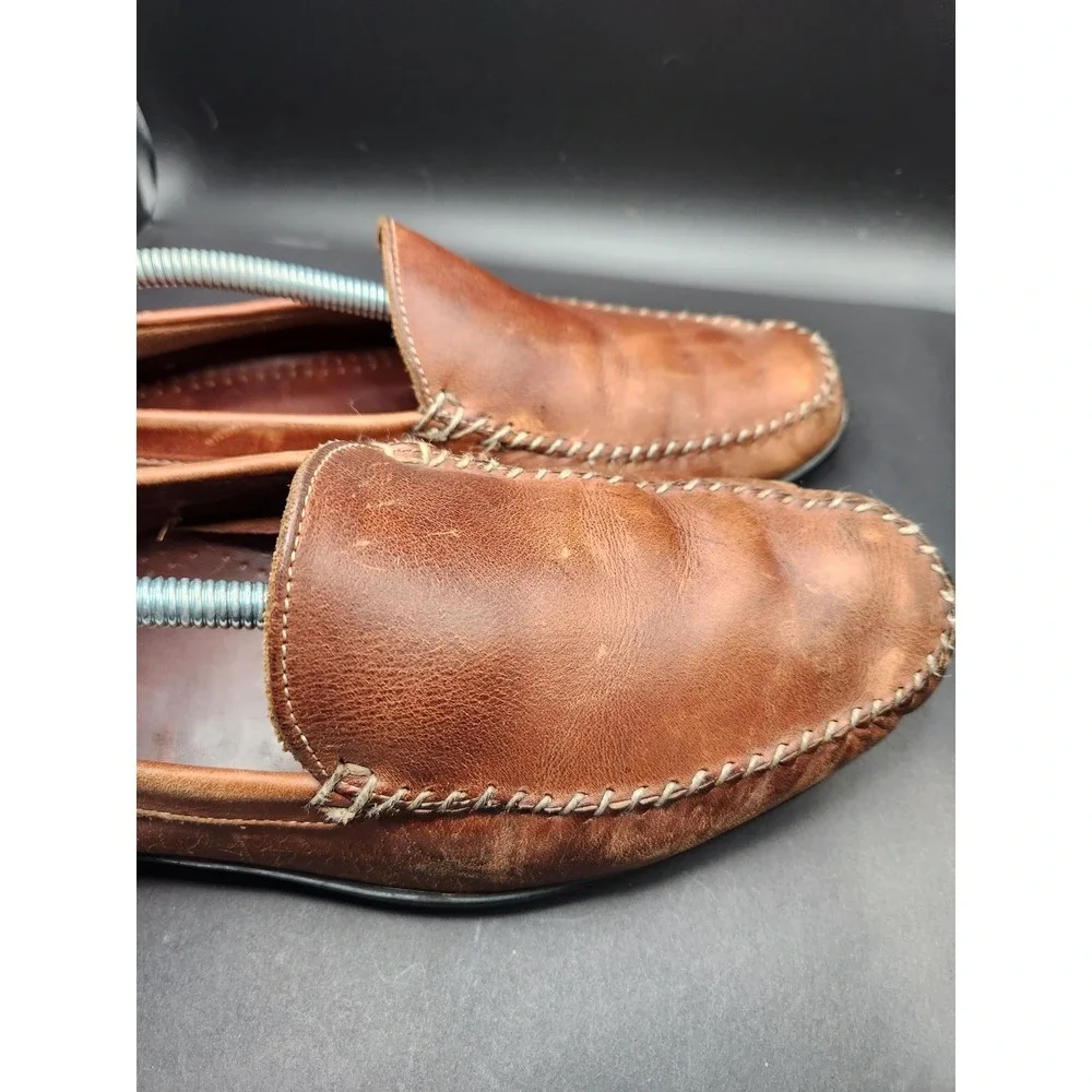 Vintage Allen Edmonds Shoes Mens Size 11‎ Leather Slip On Loafers El Paso